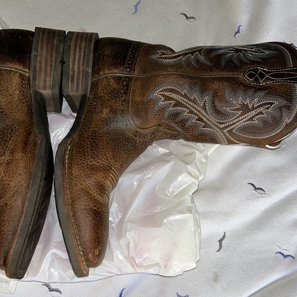 Ariat ATS Advance torque stability western QuickDraw square toe size 9D boots - Picture 13 of 16